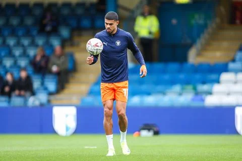 Emirates FA Cup First Round Gillingham v Blackpool Stock Photos