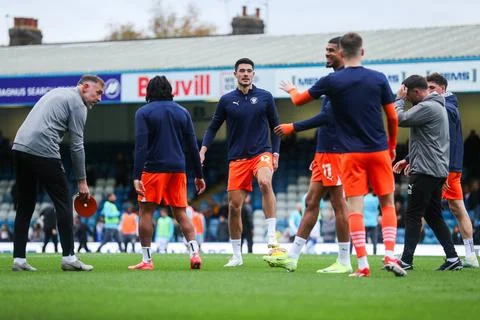 Emirates FA Cup First Round Gillingham v Blackpool Stock Photos