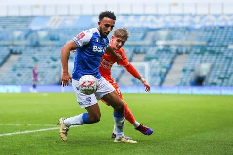 Emirates FA Cup First Round Gillingham v Blackpool Stock Photos