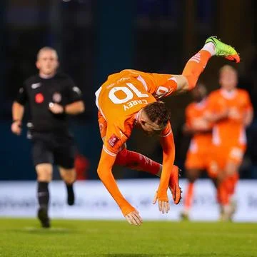 Emirates FA Cup First Round Gillingham v Blackpool Stock Photos