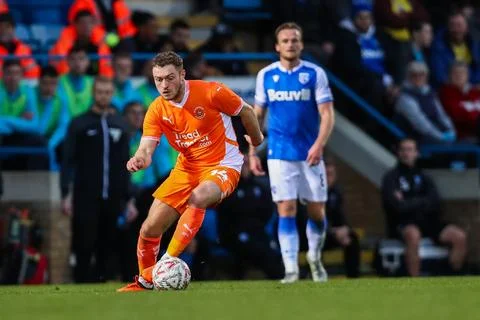 Emirates FA Cup First Round Gillingham v Blackpool Stock Photos