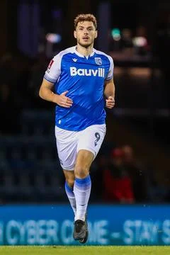 Emirates FA Cup First Round Gillingham v Blackpool Stock Photos