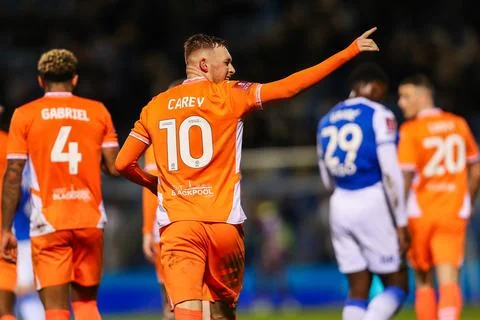 Emirates FA Cup First Round Gillingham v Blackpool Stock Photos