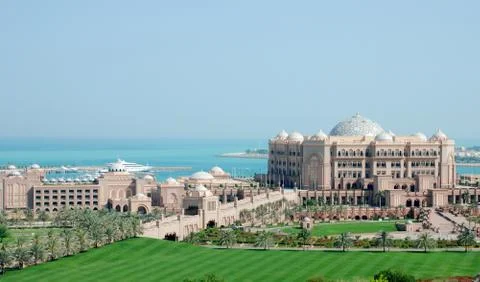 Emirates palace Stock Photos