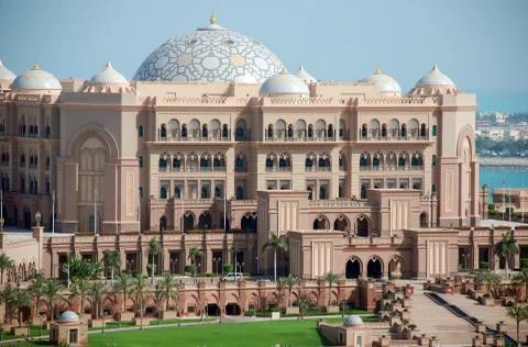 Emirates palace Stock Photos