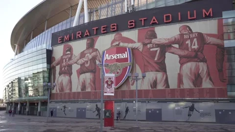 Emirates Stadium - Exterior Stock-Footage 143661325