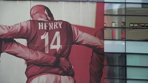 Emirates Stadium - Thierry Henry Stock-Footage 143661322