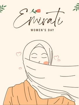 Emirates Women's Day Stock Illustration
