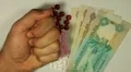 Emirati Dirham AED, Counting Drugs and Money, Health Care, Colorful Pills HD Footage