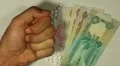 Emirati Dirham AED, Counting Drugs and Money, Health Care, Colorful Pills HD Footage