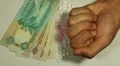Emirati Dirham AED, Counting Drugs and Money, Health Care, Colorful Pills HD Footage