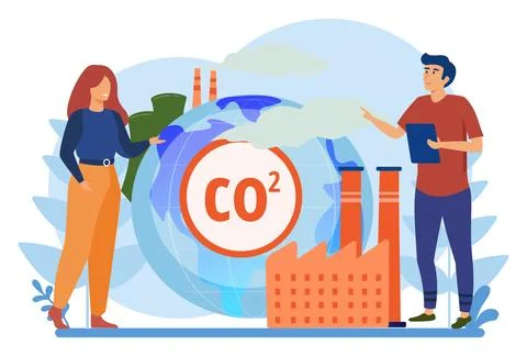 Emission Concept Illustration Stock Illustration
