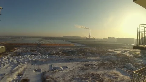 Emission of harmful substances into  Stock Footage 123817609