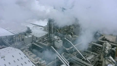 Emissions of harmful substances into the atmosphere Stock Footage 169883548
