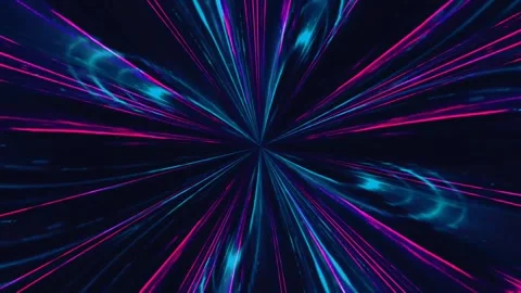 Emitting pink blue lights lines motion background Video stock 260769919