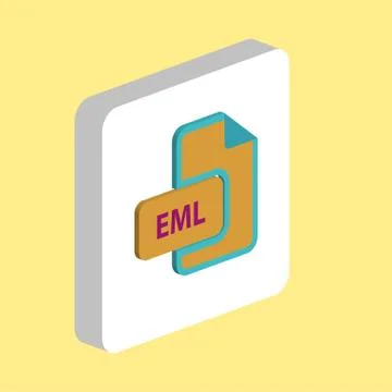 EML computer symbol Stock-Illustration