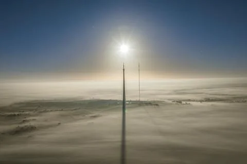 Emley Moor Transmitting Tower Stock Photos