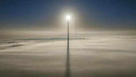 Emley Moor Transmitting Tower Stock Photos