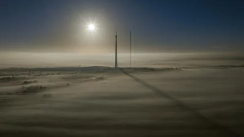 Emley Moor Transmitting Tower Stock Photos