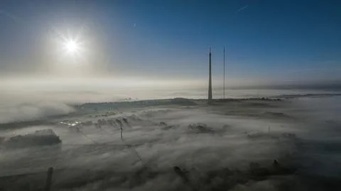 Emley Moor Transmitting Tower Stock-Fotos