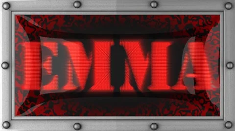 Emma on led Stock Footage 8706504