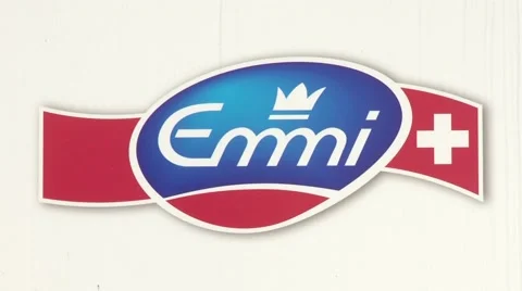 Emmi Logo Zoom Out Stock Footage 58122687