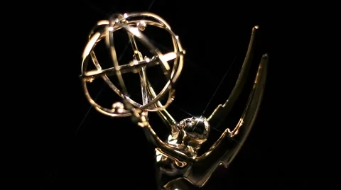 Emmy Award Rotate Star Filter Stock Footage