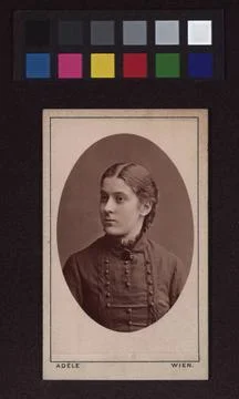 Emmy hamini. Adele perlmutter (studio adele) (1845-1941), Photo studio Cop... Stock-Fotos