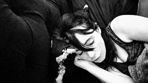 Emmy Sleeping 10 Stock-Fotos