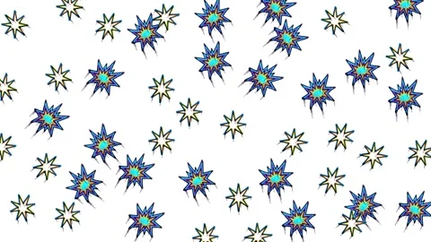 Emo background, stars burst Seamless pattern 库存影片 333894480