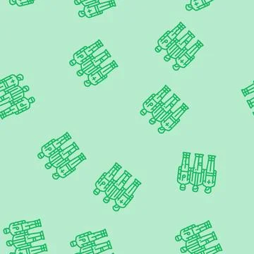 Emo band line seamless pattern Stock Illustration