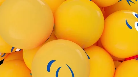 EMOJI 3d 02 4k Stock Footage 145835155