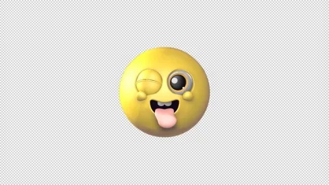 Emoji 3d Funny Video stock 171110252