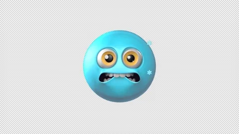 Emoji, cursed face, 3d