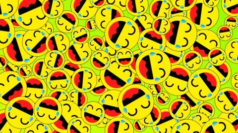 Emoji background Stock Illustration