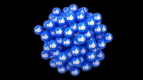 Emoji like ball Stock Footage 84395049
