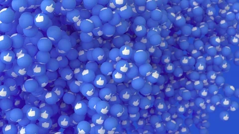 Like Emoji Balls - Floating #2 Stockbeeldmateriaal 109704431