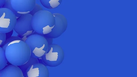 Like Emoji Balls - Floating #3 (Left) Stockbeeldmateriaal 109704751