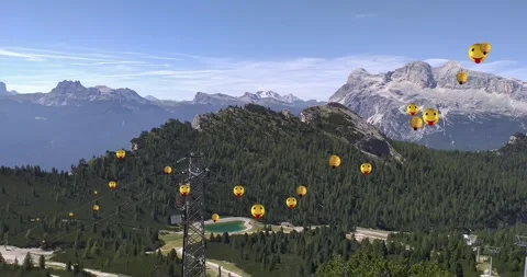 Emoji, continuous loop Stock Footage 250350000