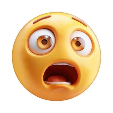 Emoji of a desperate face Stock Illustration