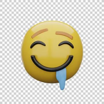 Emoji Drooling Face Stock Illustration