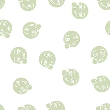Like emoji glyph seamless pattern Ilustración de archivo
