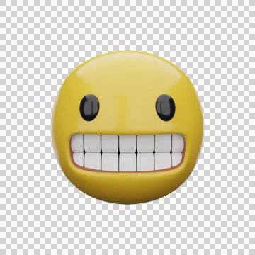 Emoji Grimacing Face Stock Illustration