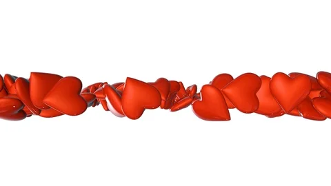 Emoji heart falling down and fill the screen,Love, valentines day Video stock 103793511