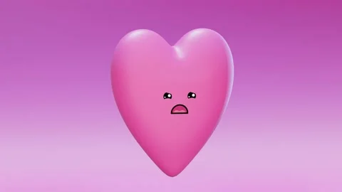 Emoji heart Stock Footage