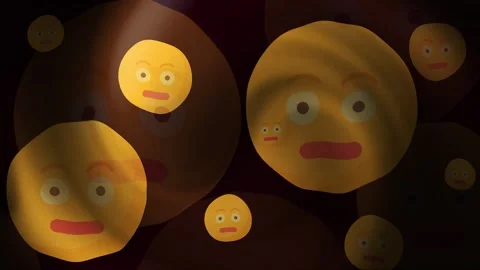 Emoji Omg Backgrounds Loop Stock Footage 309464410
