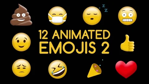 Emoji Set 2 ~ After Effects Template ~ AE #142092828 | Pond5