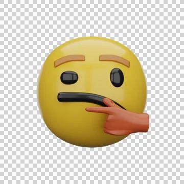 Emoji Thinking Face Stock Illustration