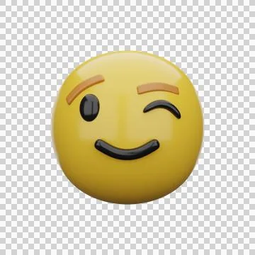 Emoji Winking Face Stock Illustration