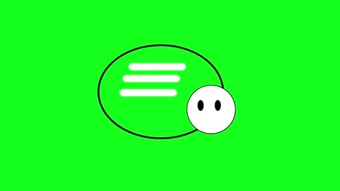 Emoticon bubble speech Stock Footage 293211395